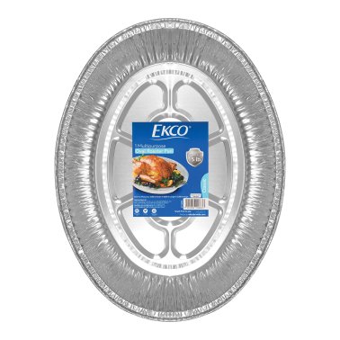 EKCO® Oval Aluminum Foil Pans (25 Pack)