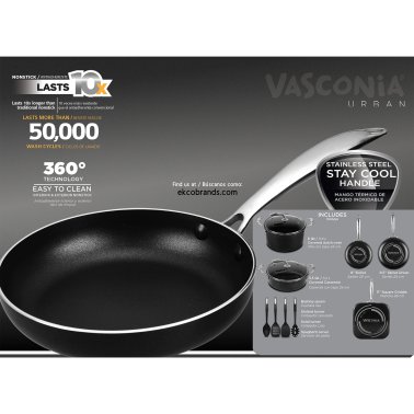 VASCONIA® Urban 11-Piece Cookware Set