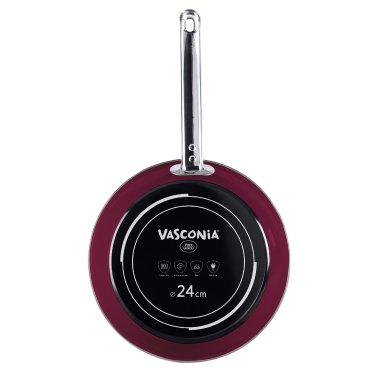 VASCONIA® Elegance 10-Piece Cookware Set (Red)