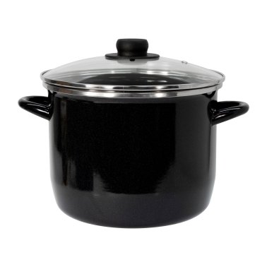 EKCO® EOS 8-Qt. Straight Covered Stockpot (Black)