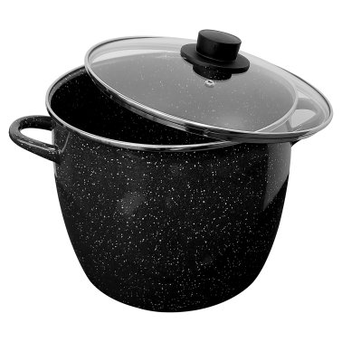 EKCO® EOS 12-Qt. Covered Stockpot (Black)