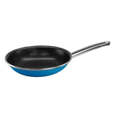 Vita® 4-Piece Enamel-on-Steel Covered Skillet Set (Blue)