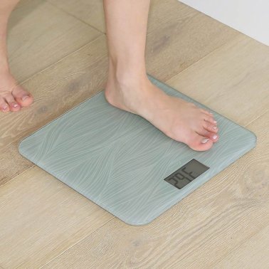 Escali® Sleek 400-lb Capacity Tempered Glass Bathroom Scale