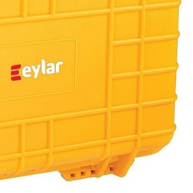 Eylar® SA00010 Compact Waterproof and Shockproof Gear and Camera Hard Case with Foam Insert (Yellow)