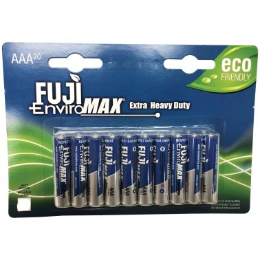 FUJI ENVIROMAX® EnviroMax™ AAA Extra Heavy-Duty Batteries (20 Pack)