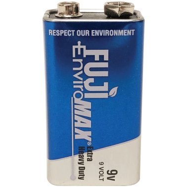 FUJI ENVIROMAX® EnviroMax™ 9-Volt Extra Heavy-Duty Battery