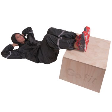 GoFit® 2-Piece Hooded Sweat Suit (Large/Extra Large)