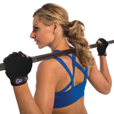 GoFit® Women's Xtrainer Cross-Training Gloves (Extra Small; Black)