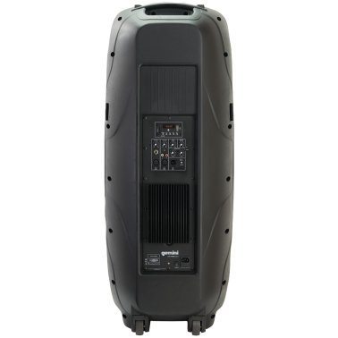 Gemini® AS Series Bluetooth® Multi-LED Portable PA Speaker with Dual Woofers, Black, AS-215BLU-LT