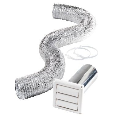 Deflecto® Supurr-Flex® Dryer Vent Kit, 8ft