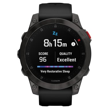 Garmin® epix™ (Gen 2) Sapphire Edition Smartwatch with 47-mm Band (Black)