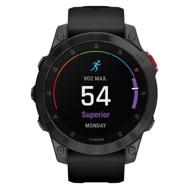 Garmin® epix™ (Gen 2) Sapphire Edition Smartwatch with 47-mm Band (Black)