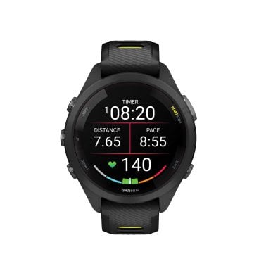 Garmin® Forerunner® 265S Running Smartwatch with Black Bezel (Black)