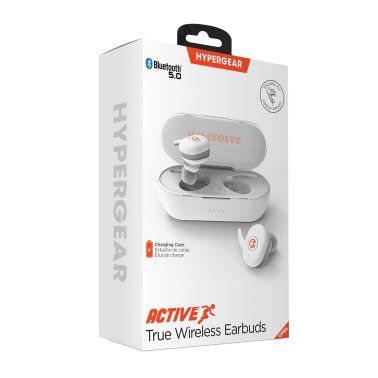 HyperGear® Active True Wireless Earbuds (White)