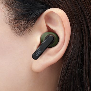 JVC® RIPTIDZ Bluetooth® Earbuds, True Wireless with Charging Case (Olive)