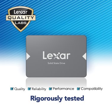 Lexar® NS100 2.5-In. SATA™ III (6 GB/s) Solid-State Drive (128 GB)