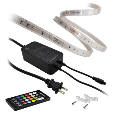 Monster® Multi-Color and Multi-White Indoor/Outdoor LED Light Strip, 16.4 ft.