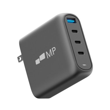 Mobile Pixels 100-Watt USB-C® and USB-A Wall Charger, Black