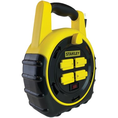 STANLEY® ShopMAX 4-Outlet Power Hub Cord Reel, 33959