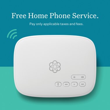Ooma® Telo® VoIP Residential Phone Service (White)