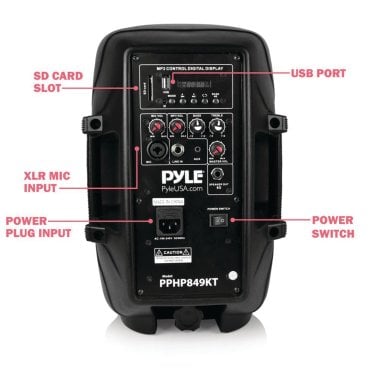 Pyle® 700-Watt Active/Passive Dual Speaker System Kit