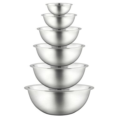 NutriChef Stainless Steel Mixing Bowl Set