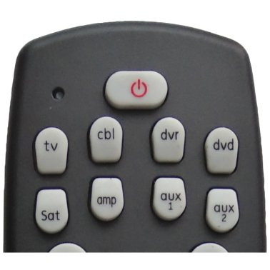 QFX® 8-Device Universal Remote with Glow-in-the-Dark Buttons, Black