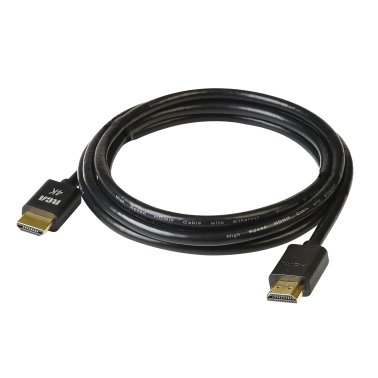 RCA Digital Plus High Speed HDMI® Cable with Ethernet, Black (6 Ft.)