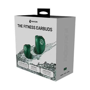 Raycon® The Fitness Bluetooth® Earbuds, True Wireless with Microphone and Charging Case (Everest Green)