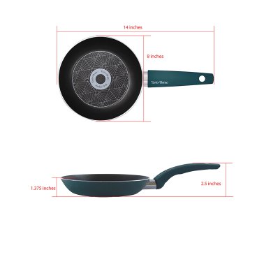 Taste of Home® Non-Stick Aluminum Skillet, Sea Green (8 In.)