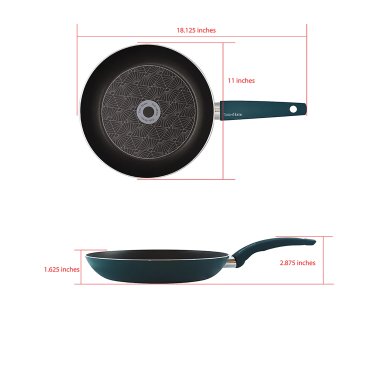 Taste of Home® Non-Stick Aluminum Skillet, Sea Green (11 In.)