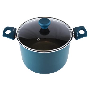 Taste of Home® 8-Qt. Non-Stick Aluminum Stock Pot with Lid, Sea Green