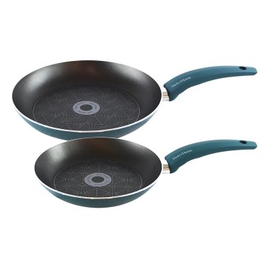 Taste of Home® 2-Piece Non-Stick Aluminum Skillet Set, 9.5-In. and 11-In., Sea Green