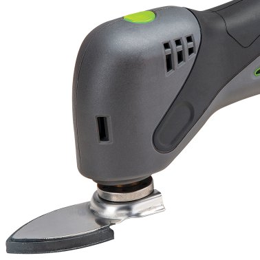 Genesis™ 8-Volt Li-Ion Cordless Oscillating Tool with Battery Pack, Charger, and Sandpaper