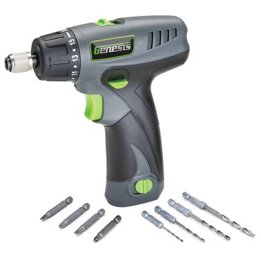 Genesis™ 8-Volt Li-Ion 2-Speed Cordless Screwdriver