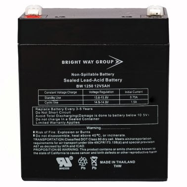 Bright Way Group® BWG 1250 F1 Battery