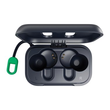 Skullcandy® Dime® True 2 In-Ear True Wireless Stereo Bluetooth® Earbuds with Microphones (Dark Blue / Green)