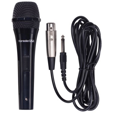 Karaoke USA™ Professional Dynamic Microphone with Removable Cord