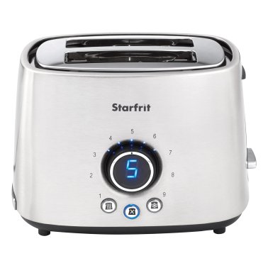 Starfrit® 2-Slice Toaster, Brushed Stainless Steel