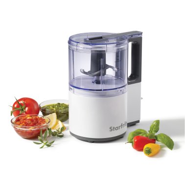 Starfrit® 4-Cup 3-Speed Oscillating Food Processor, White