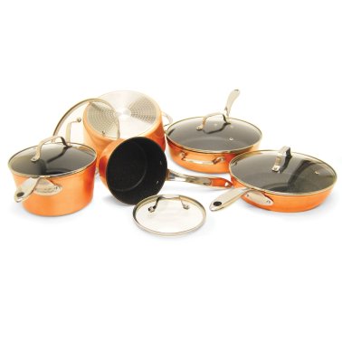 THE ROCK™ by Starfrit® 10-Piece Copper Cookware Set