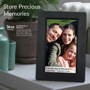 Supersonic® 7-In. Touch Screen LCD Smart Digital Photo Frame