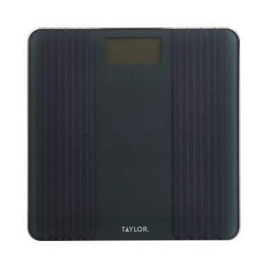 Taylor® Precision Products Digital Glass Scale with Textured Herringbone Design, 500-Lb. Capacity