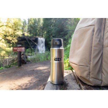 Thermos® 24-Ounce Stainless King™ Vacuum-Insulated Stainless Steel Drink Bottle (Matte Steel)