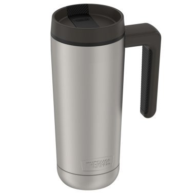 Thermos® Alta™ Series Stainless Steel Vacuum-Insulated 18-Oz. Travel Mug (Matte Steel)