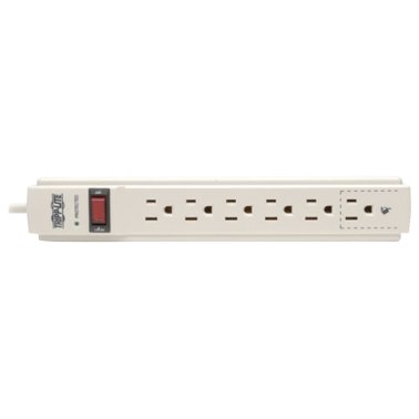 Tripp Lite® by Eaton® Protect It!® 790-Joules Surge Protector, 6 Outlets, 4-Ft. Cord, TLP604