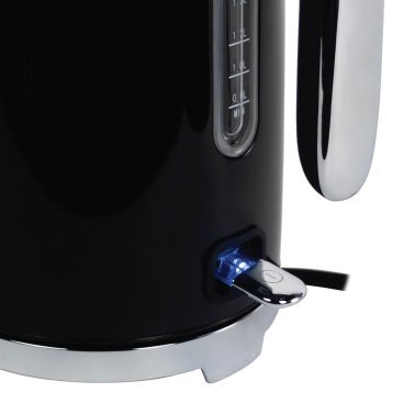 VETTA 1.75-Qt. Stainless Steel Retro Electric Kettle with Strix® Controller, Black