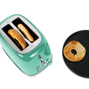 VETTA 2-Slice Extra-Wide-Slot Retro Toaster, Stainless Steel (Seafoam Green)