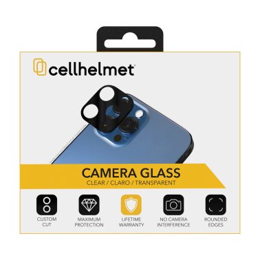 cellhelmet® Tempered Camera Glass, 1 Piece (iPhone® 15 Pro/Pro Max)