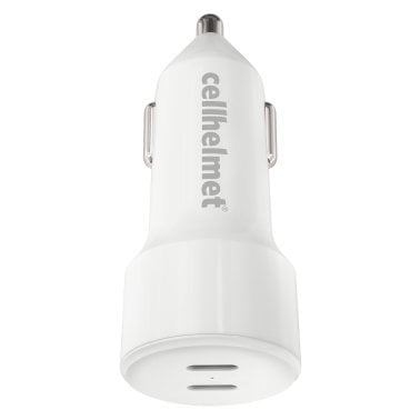 cellhelmet® 20-Watt Dual-Port USB-C® Power Delivery Car Charger